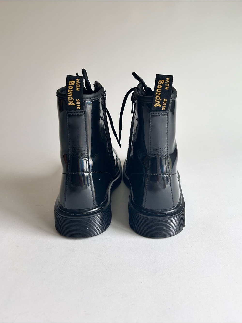 Dr. Martens 1460Y Black Patent Leather Combat Boots size7 - Picture 10 of 16